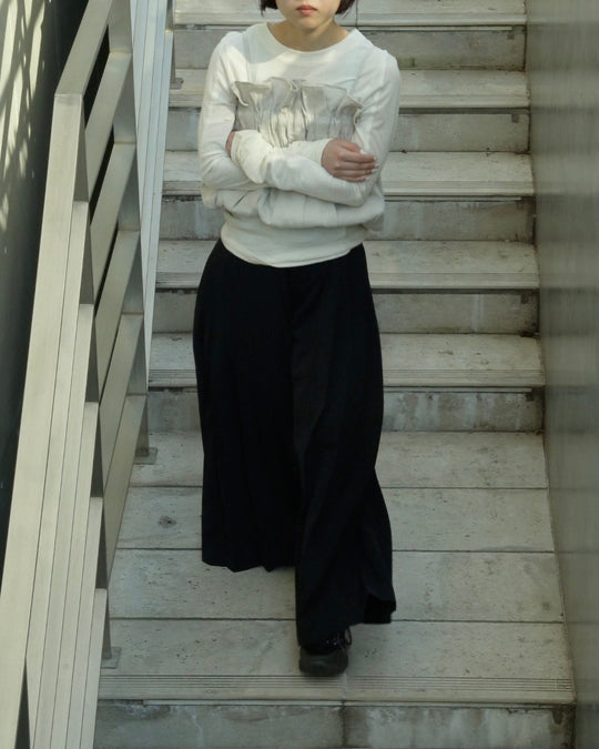 Staff Styling of Semi Wide Pants