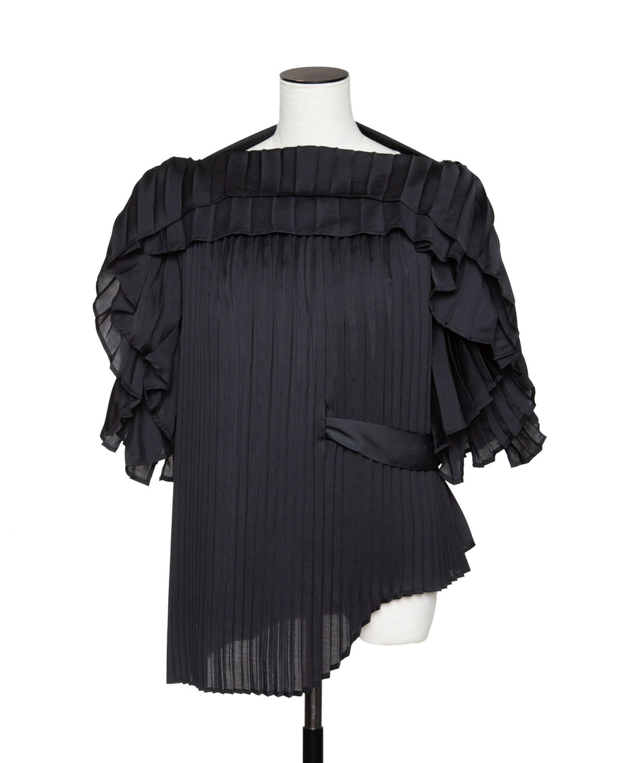 Curve Pleats Tops